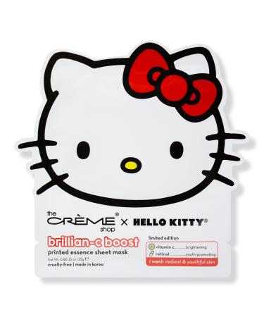 The Crème Shop Hello Kitty Brillian-C Boost Printed Essence Sheet Mask 1 ct