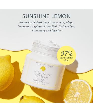 Beekman 1802 Sunshine Lemon Whipped Body Cream - Transform Your Style with the Best Innovation Today! - Buy Online on GoSupps.com