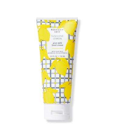 Beekman 1802 Sunshine Lemon Goat Milk Hand Cream 3.4 oz