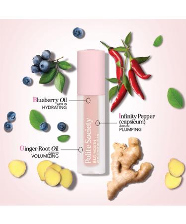 Polite Society Travel Size B.I.G. Mouth Lip Plumping Oil Gloss 0.11 oz - Discover Premium Quality Shop now! - Buy Online on GoSupps.com