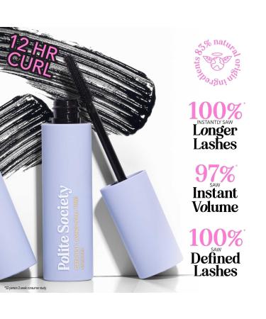 Polite Society Travel Size Greatest Lashes of All Time Volumizing, Lengthening, Lifting & Curling Mascara Beyond Black - Transform Your Style with the Best Innovation Today! - Buy Online on GoSupps.com