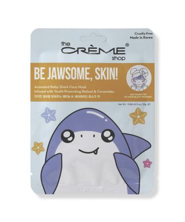 The Crème Shop Be Jawsome, Skin! Animated Baby Shark Sheet Mask 1 ct