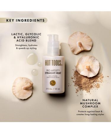 Discover Hot Tools Pro Artist Straight Heat, Heat Activated Straightening Serum 5.0 oz - Elevate Your Style Instantly! - Buy Online on GoSupps.com