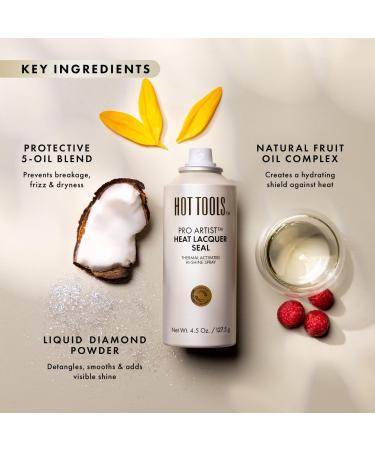 Discover Hot Tools Pro Artist Heat Lacquer Seal Thermal Activated Hi-Shine Spray 3.4 oz - Elevate Your Style Instantly! - Buy Online on GoSupps.com