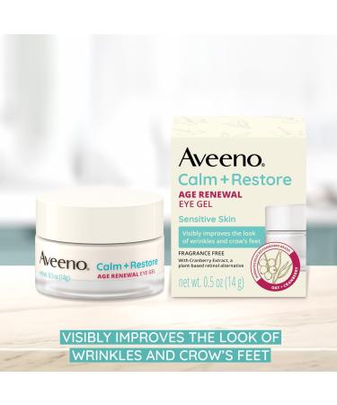 Discover Aveeno Calm + Restore Age Renewal Eye Gel for Sensitive Skin, Fragrance Free 0.5 oz - Elevate Your Style Instantly! - Buy Online on GoSupps.com
