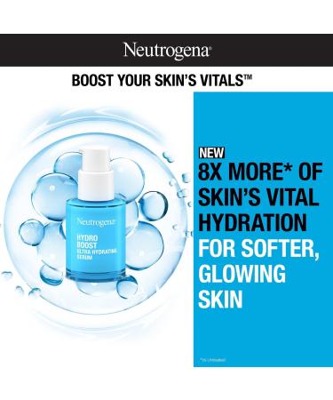 Discover Neutrogena Hydro Boost Ultra Hydrating Hyaluronic Acid Serum 1.0 oz - Elevate Your Style Instantly! - Buy Online on GoSupps.com