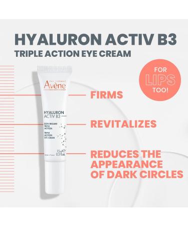 Discover AvÃ¨ne Hyaluron Activ B3 Triple Action Eye Cream 0.5 oz - Elevate Your Style Instantly! - Buy Online on GoSupps.com