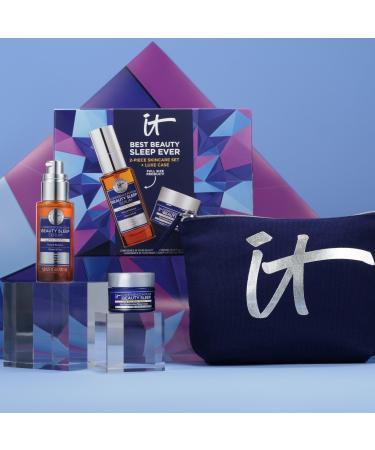 IT Cosmetics Best Beauty Sleep Ever Skincare Gift Set + Luxe Makeup Bag - Transform Your Style with the Best Innovation Today! - Buy Online on GoSupps.com