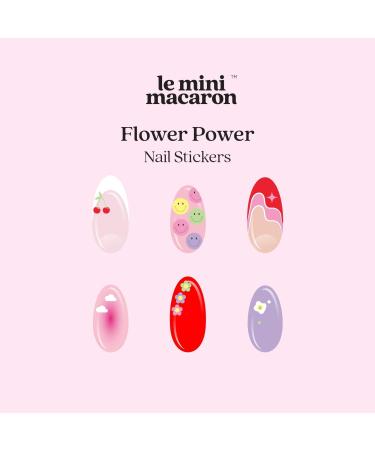 Discover Le Mini Macaron Mini Nail Stickers - Flower Power! - Elevate Your Style Instantly! - Buy Online on GoSupps.com