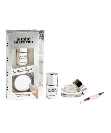 Le Mini Macaron Le MÃ©tallique - Chrome Nail Powder & Gel Topcoat Set - Transform Your Style with the Best Innovation Today! - Buy Online on GoSupps.com