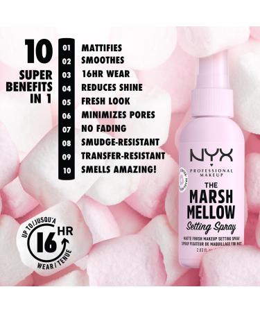 Discover NYX Professional Makeup Marsh Mellow Matte Setting Spray 2.03 oz - Elevate Your Style Instantly! - Buy Online on GoSupps.com