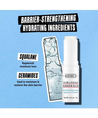 Kiehl's Since 1851 Ultra Facial Barrier Balm Stick with Squalane 0.3 oz - Transform Your Style with the Best Innovation Today! - Buy Online on GoSupps.com
