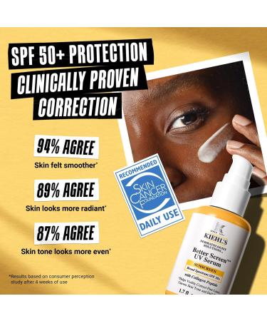 Kiehl's Since 1851 Better Screen UV Serum Sunscreen SPF 50+ 1.7 oz - Transform Your Style with the Best Innovation Today! - Buy Online on GoSupps.com