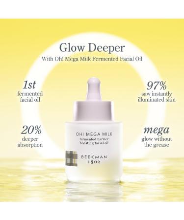 Discover Beekman 1802 Travel Size Oh! Mega Milk Fermented Barrier Boosting Facial Oil - Elevate Your Style Instantly! - Buy Online on GoSupps.com