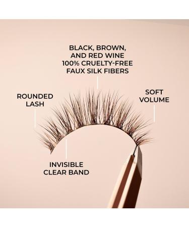 Discover House of Lashes Mocha Natural Volume Faux Silk False Eyelashes 1 pair - Elevate Your Style Instantly! - Buy Online on GoSupps.com