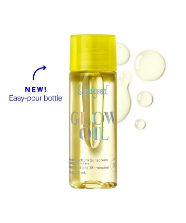 Discover Supergoop! Mini Glow Oil SPF 50 Dry Body Oil Sunscreen 1.0 oz - Elevate Your Style Instantly! - Buy Online on GoSupps.com