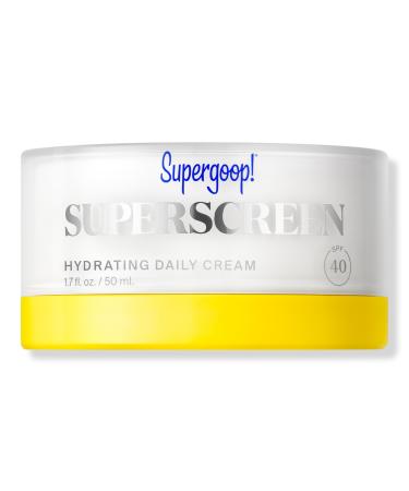 Supergoop! Superscreen Rich Hydrating Cream SPF 40 Moisturizer 1.7 oz