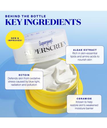 Discover Supergoop! Superscreen Rich Hydrating Cream SPF 40 Moisturizer 1.7 oz - Elevate Your Style Instantly! - Buy Online on GoSupps.com