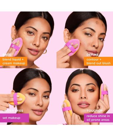 Real Techniques Miracle 2-In-1 Dual-Sided Powder Puff + Travel Case - Transform Your Style with the Best Innovation Today! - Buy Online on GoSupps.com