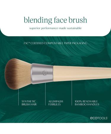 Discover EcoTools Blending Foundation Makeup Brush 1 ct - Elevate Your Style Instantly! - Buy Online on GoSupps.com