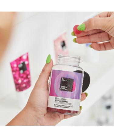 Discover IGK Extra Extra Biotin Vitamin Hair Gummies 60 ct - Elevate Your Style Instantly! - Buy Online on GoSupps.com