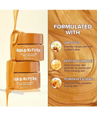 I Dew Care Gold Kitten Revitalizing Golden Peel-Off Mask 2.7 oz - Transform Your Style with the Best Innovation Today! - Buy Online on GoSupps.com