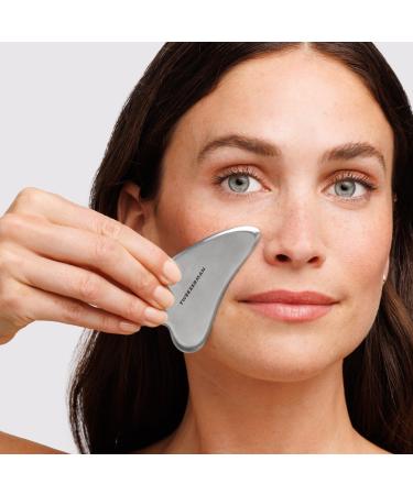 Tweezerman Stainless Steel Gua Sha with Pouch - Transform Your Style with the Best Innovation Today! - Buy Online on GoSupps.com