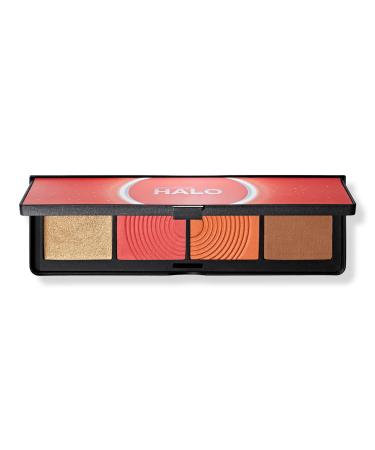Smashbox Halo Sculpt + Glow Face Palette With Vitamin E Coral Saturation 0.55 oz