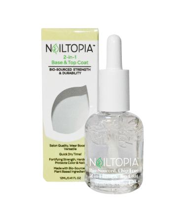 Nailtopia 2-In-1 Base & Top Coat .41 oz - Discover Premium Quality Shop now! - Buy Online on GoSupps.com