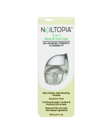 Nailtopia 2-In-1 Base & Top Coat .41 oz - Discover Premium Quality Shop now! - Buy Online on GoSupps.com