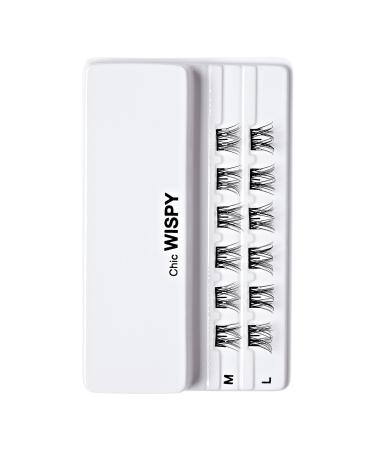 Kiss imPRESS Press-On Falsies Eyelash Clusters, Chic Wispy 12 ct - Discover Premium Quality Shop now! - Buy Online on GoSupps.com