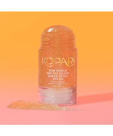 Discover Kopari Beauty Sun Shield On-The-Glow Sheer Stick Sunscreen SPF 40 1.0 oz - Elevate Your Style Instantly! - Buy Online on GoSupps.com