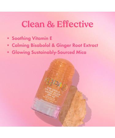 Discover Kopari Beauty Sun Shield On-The-Glow Sheer Stick Sunscreen SPF 40 1.0 oz - Elevate Your Style Instantly! - Buy Online on GoSupps.com