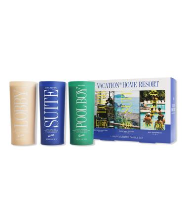 Vacation Home Resort Three Candle Set