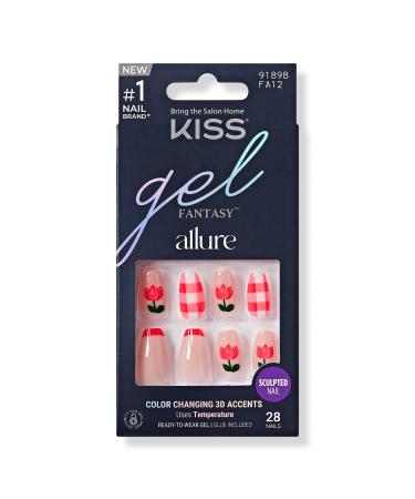 Kiss Gel Fantasy Allure Fashion Nails All Yours 28 ct