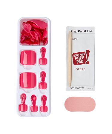 Kiss imPRESS Valentine's Day Free Roundabout Press-On Pedicure Toenails - Transform Your Style with the Best Innovation Today! - Buy Online on GoSupps.com
