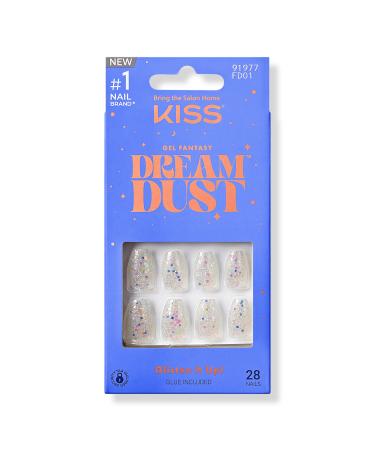 Kiss Gel Fantasy Dreamdust Nails Mood Dust 28 ct