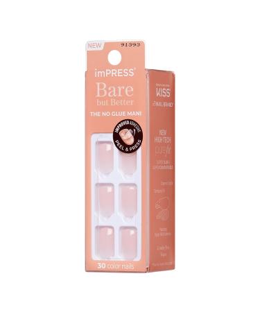 Kiss imPRESS Bare but Better Short Press On Manicure Nails Instinct - Transform Your Style with the Best Innovation Today! - Buy Online on GoSupps.com