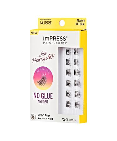 Kiss imPRESS Press-On Falsies Eyelash Clusters, Modern Natural 12 ct - Discover Premium Quality Shop now! - Buy Online on GoSupps.com