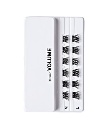 Kiss imPRESS Press-On Falsies Eyelash Clusters, Refined Volume 12 ct - Discover Premium Quality Shop now! - Buy Online on GoSupps.com