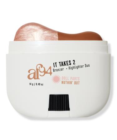 af94 It Takes 2 Bronzer Highlight Duo Doll Parts 0.49 oz