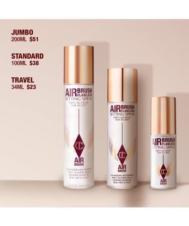 Discover Charlotte Tilbury Travel Size Airbrush Flawless Setting Spray 1.15 oz - Elevate Your Style Instantly! - Buy Online on GoSupps.com