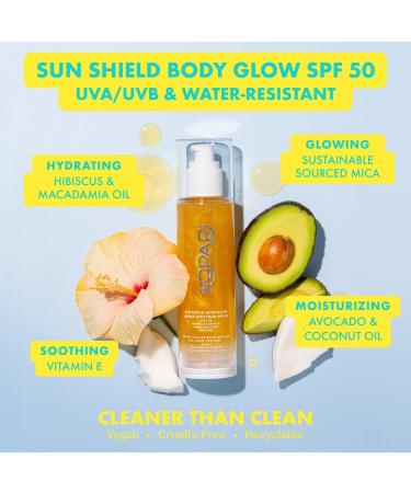 Discover Kopari Beauty Travel Size Sun Shield Body Glow Gel SPF 50 1.0 oz - Elevate Your Style Instantly! - Buy Online on GoSupps.com
