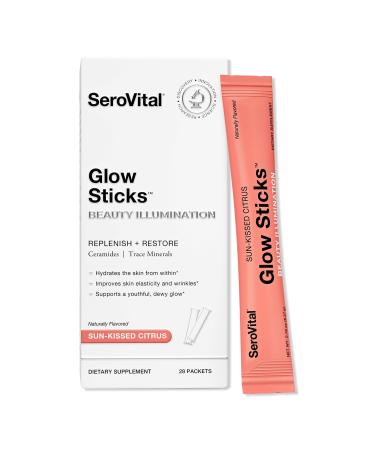 SeroVital Glow Sticks Beauty Illumination Ingestible Beauty Powder 28 ct