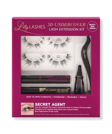 Lilly Lashes Secret Agent 3D Undercover Lash Extension Kit