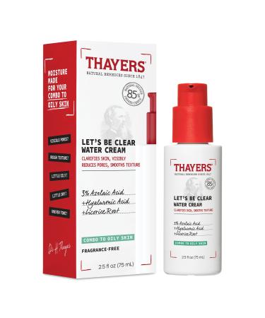 Discover Thayers Let's Be Clear Water Cream for Combination to Oily Skin 2.5 oz - Elevate Your Style Instantly! - Buy Online on GoSupps.com