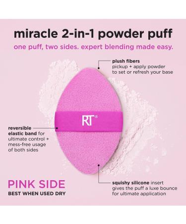 Discover Real Techniques Miracle 2-In-1 Dual-Sided Powder Puff 4-Pack 4 ct - Elevate Your Style Instantly! - Buy Online on GoSupps.com