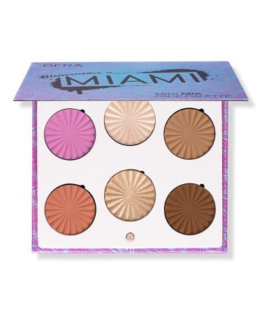 Ofra Cosmetics Bienvenidos A Miami Mini Mix Face Palette 0.63 oz