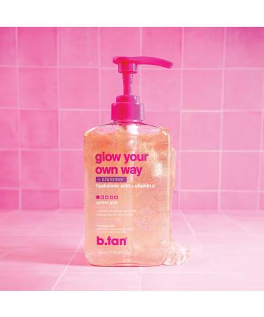 Discover b.tan Glow Your Own Way + Shimmer Shimmering Clear Self Tan Gel 16.0 oz - Elevate Your Style Instantly! - Buy Online on GoSupps.com