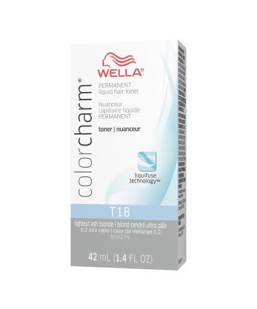 Discover Wella Colorcharm Permanent Liquid Hair Toner T18 T18 Lightest Ash Blonde - Elevate Your Style Instantly! - Buy Online on GoSupps.com
